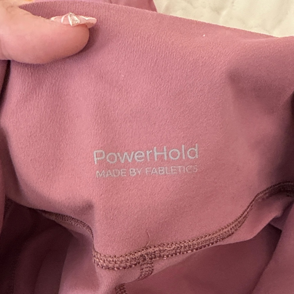 Fabletics power hold high waist Mauve Leggings - Picture 5 of 5
